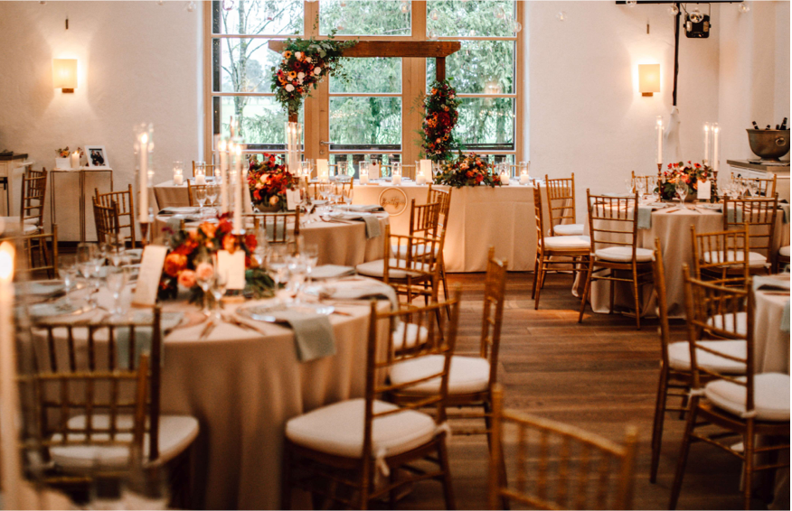 Saal bei einer Hochzeit