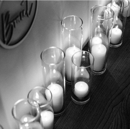 Kerzen bei einer Hochzeit